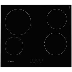 Indesit VRB640C Integrated Ceramic Hob, Black